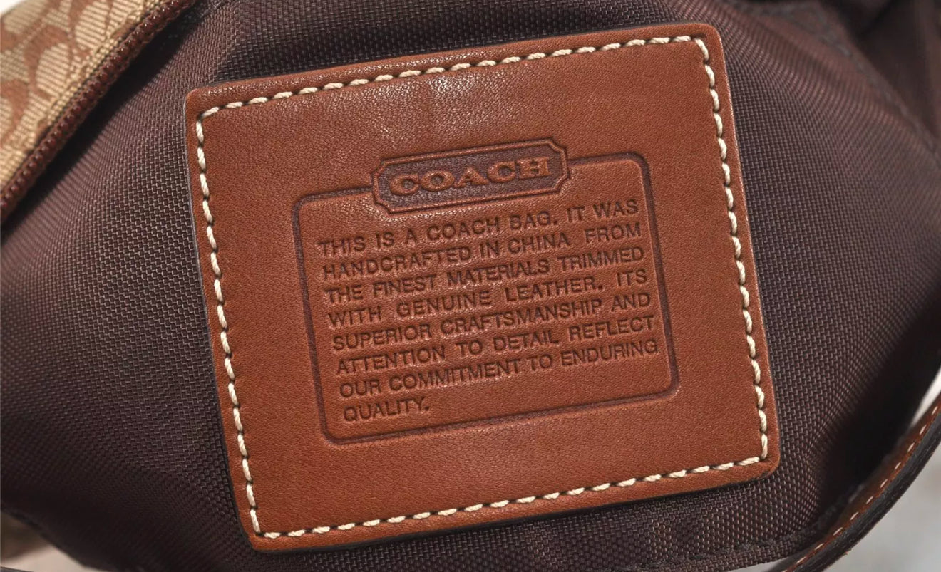 Coach Signature Canvas Bag