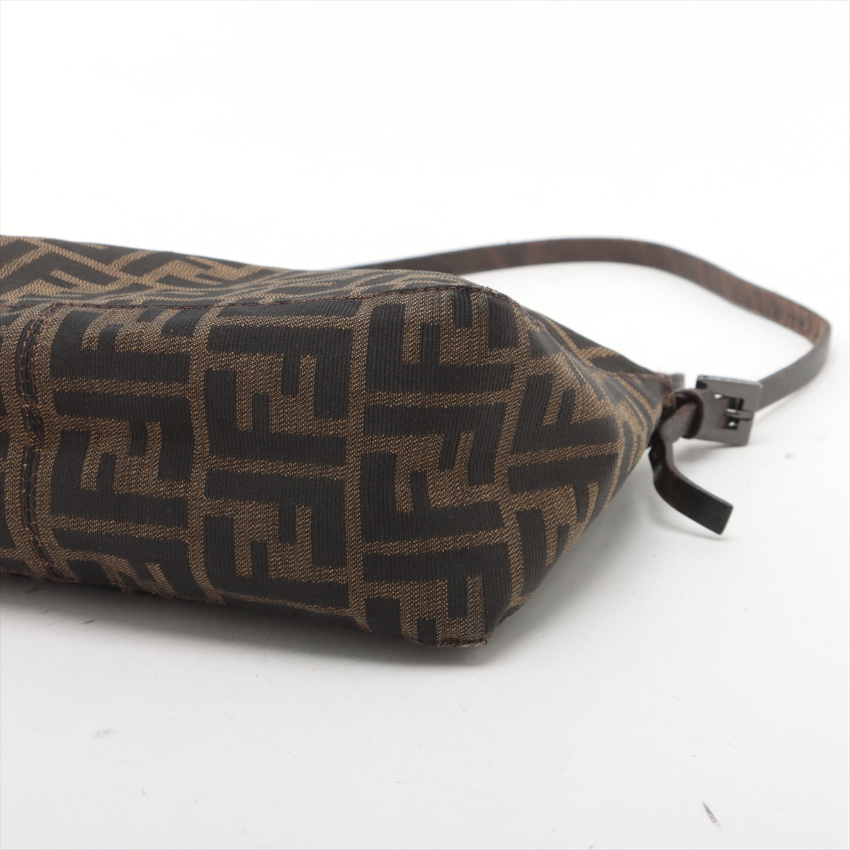 Fendi Zucca Canvas & Leather Shoulder bag Brown