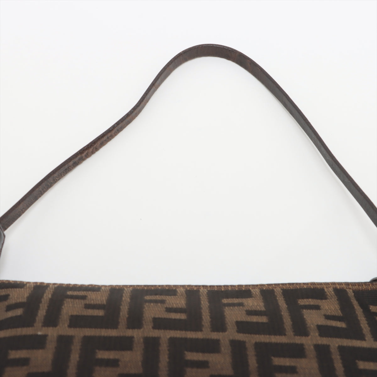 Fendi Zucca Canvas & Leather Shoulder bag Brown