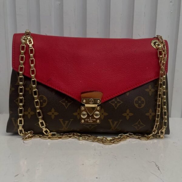 Louis Vuitton Pallas Chain Monogram Red